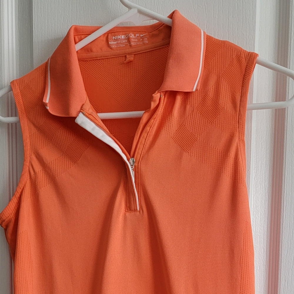 Nike Golf FITDRY Sleeveless Polo Shirt Size S